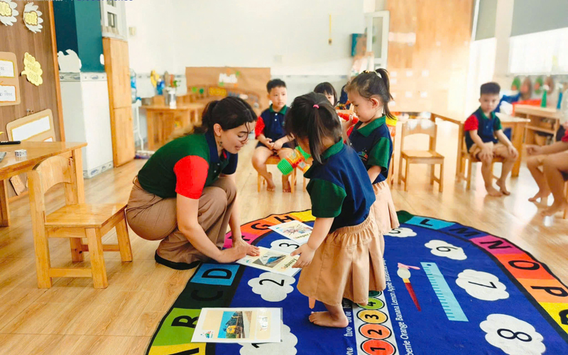 Lớp học mầm non theo giờ Global Star School